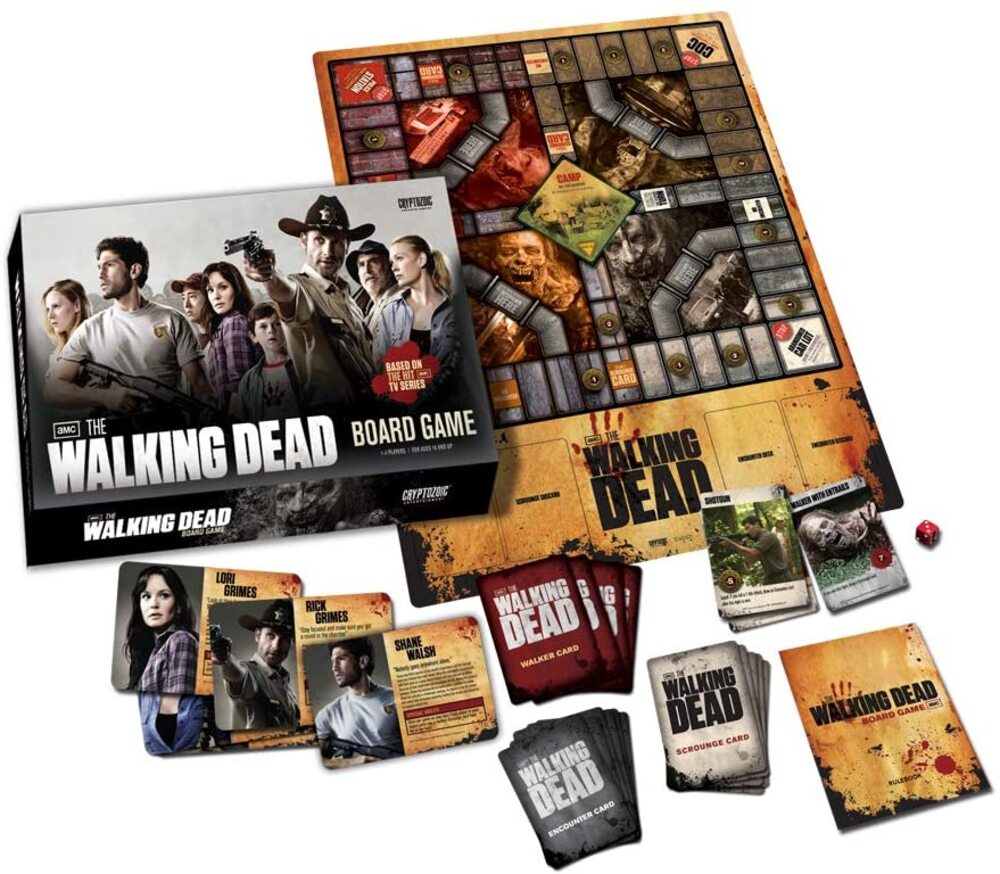 Board Game - The Walking Dead - Zombies Complete - Gently Played - Very Clean